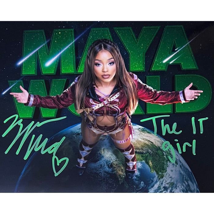 Maya World 8x10 Metallic Promo - Autographed