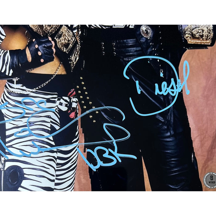 Shawn Michaels & Diesel Metallic 11 x 14 Poster - Beckett Autographed ( LTP )