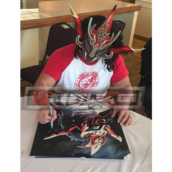 Jushin Thunder Liger 18x24 AUTOGRAPHED Print