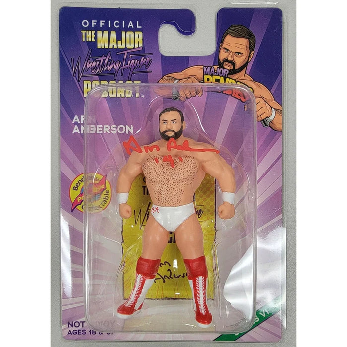 Arn Anderson MWFP Bendie Figure - Autographed