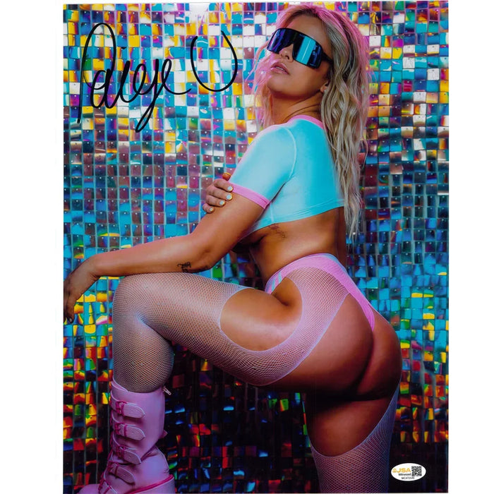 Paige VanZant 11x14 Metallic Poster - JSA Autographed