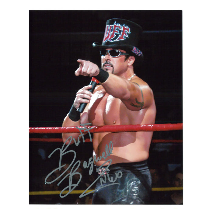 Buff Bagwell Finger Point 8x10 Promo - Autographed