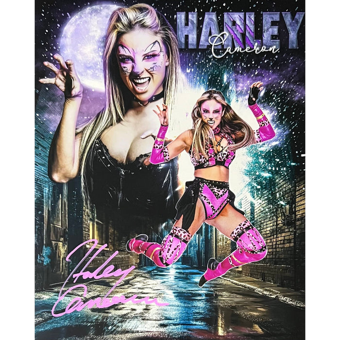 Harley Cameron AsylumGFX METALLIC 8 x 10 Promo - AUTOGRAPHED