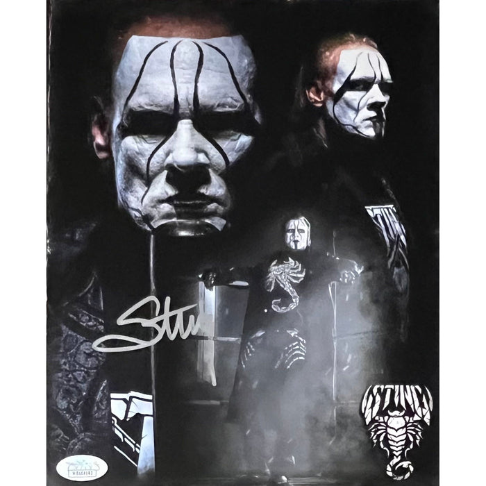 Sting AsylumGFX METALLIC 8 x 10 Promo - JSA AUTOGRAPHED