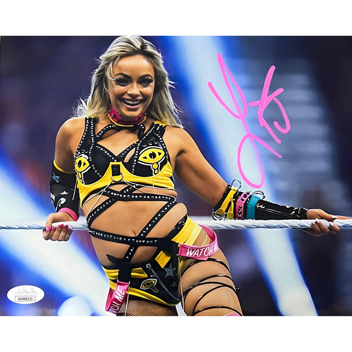 Liv Morgan Metallic Promo - JSA Autographed
