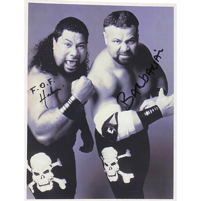 Haku & Barbarian Faces Of Fear 8.5x11 Promo - Autographed