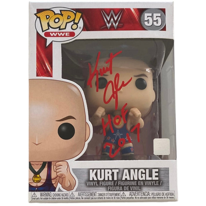 Kurt Angle Funko Pop JSA Autographed