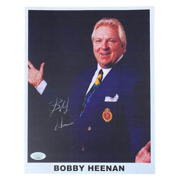 Bobby The Brain Heenan 8.5x11 Promo - JSA Autographed