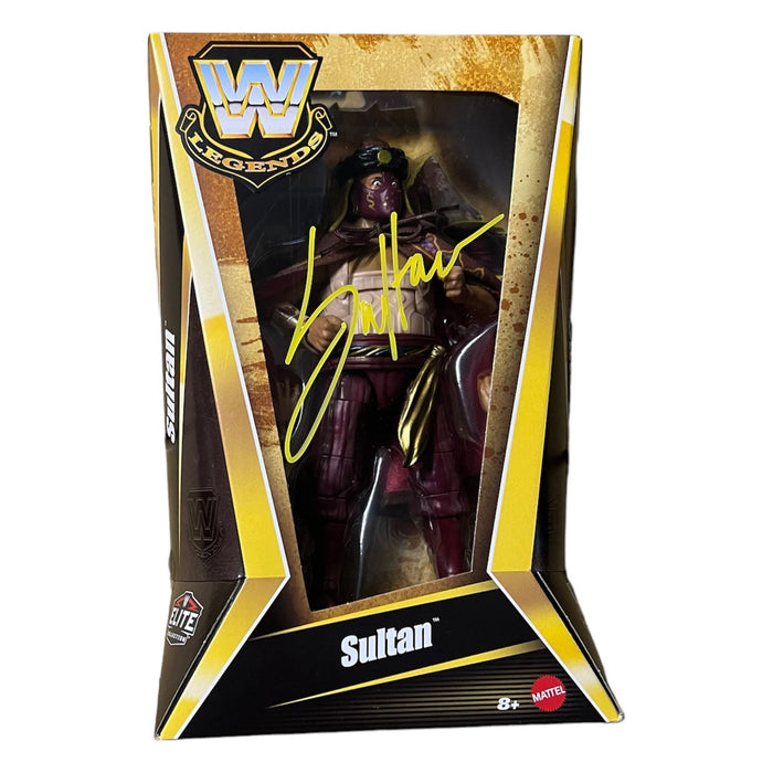 Sultan WWE Elite Legends Action Figure - JSA Autographed