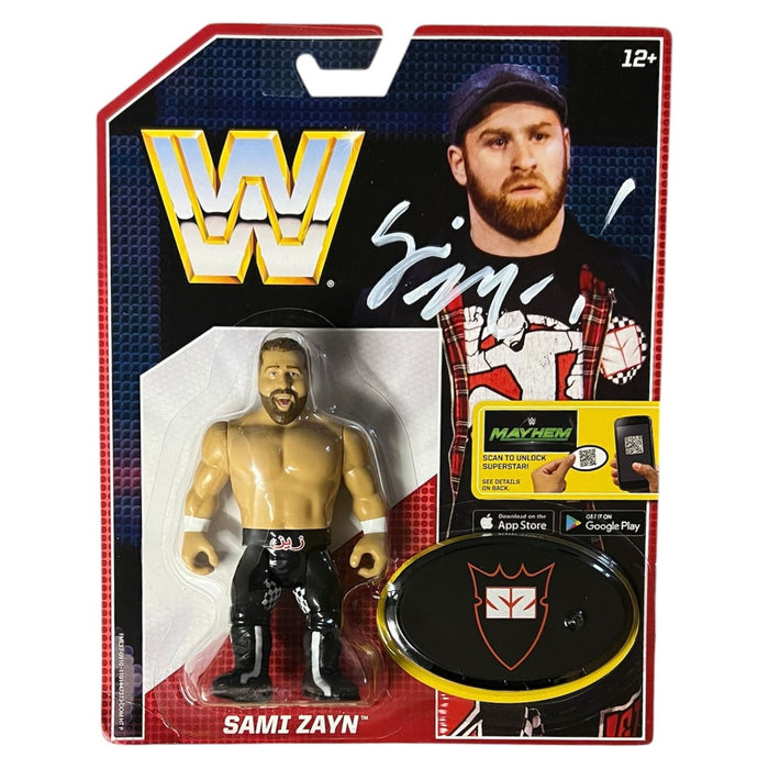 Sami Zayn WWE Mattel Retro Figure - JSA Autographed