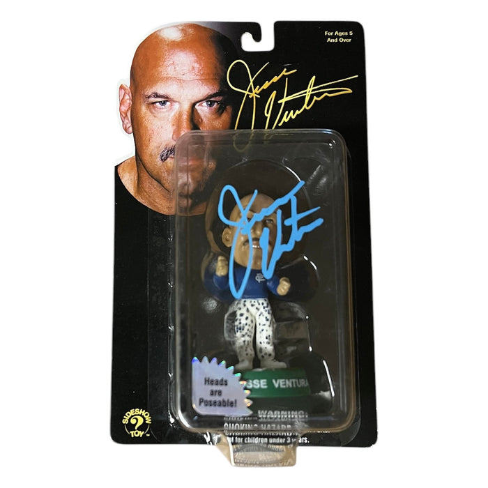 Jesse Ventura Little Big Head Figure - The Golfer - JSA Autographed