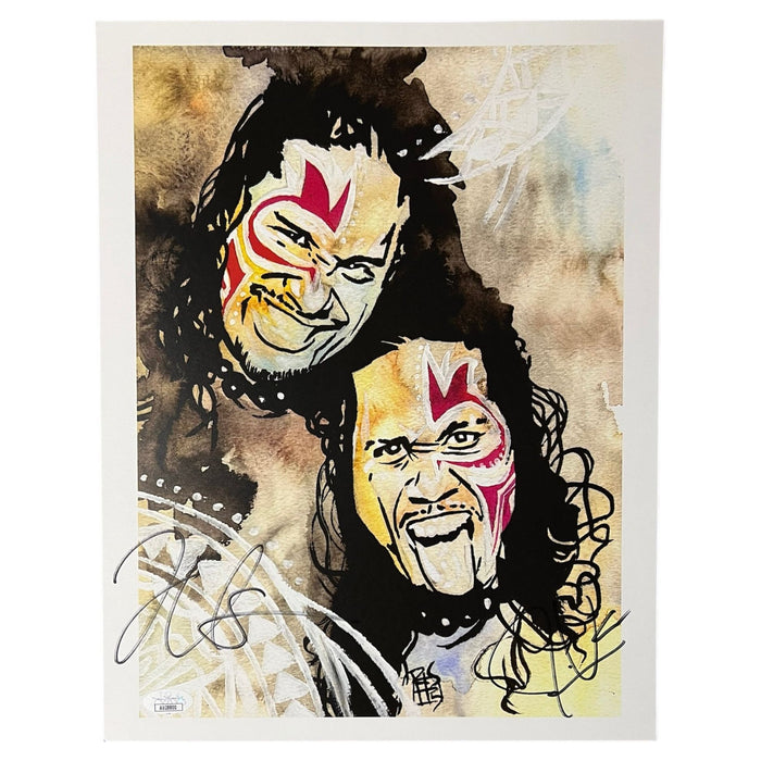 The Usos Schamberger 11 x 14 Poster - JSA AUTOGRAPHED