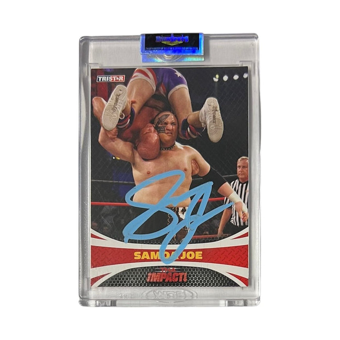 TNA - Samoa Joe Tristar Trading Card - Autographed