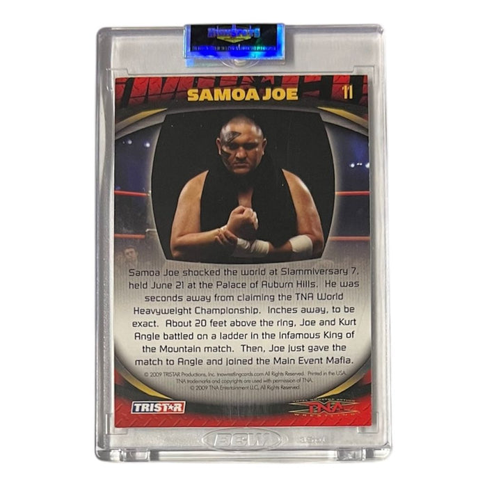 TNA - Samoa Joe Tristar Trading Card - Autographed