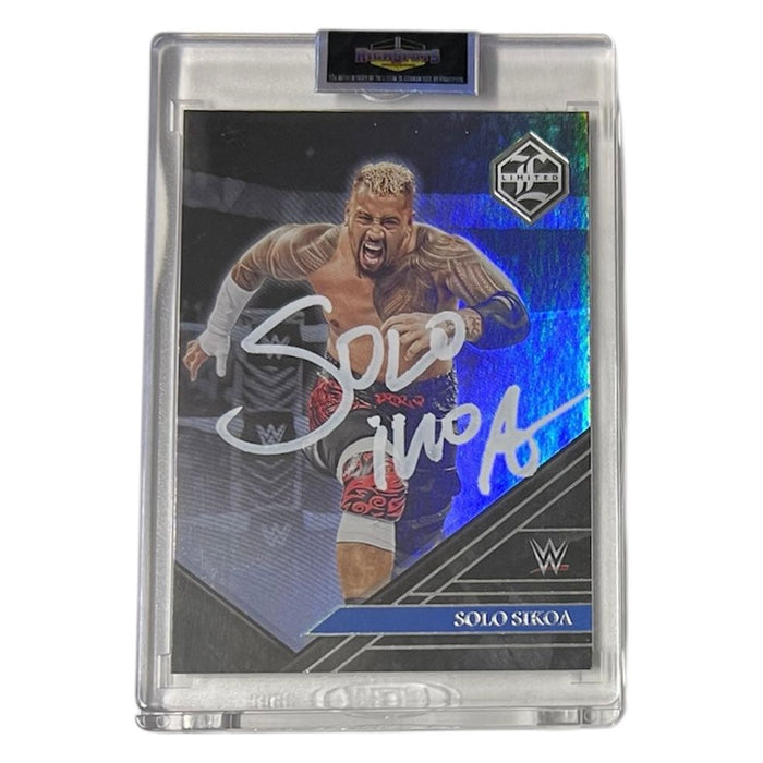 WWE - Solo Sikoa Panini Trading Card - Autographed