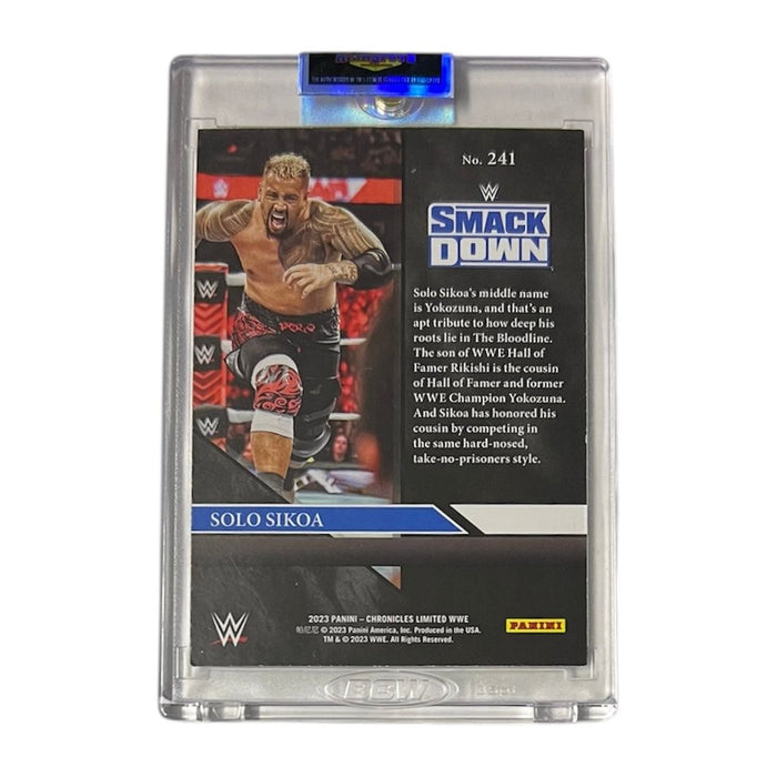 WWE - Solo Sikoa Panini Trading Card - Autographed