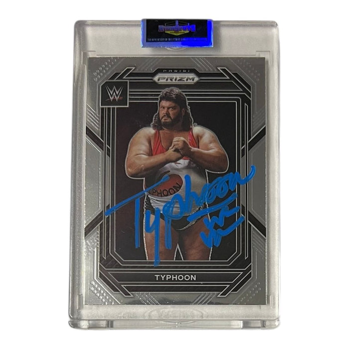 WWE - Typhoon Panini Trading Card - Autographed