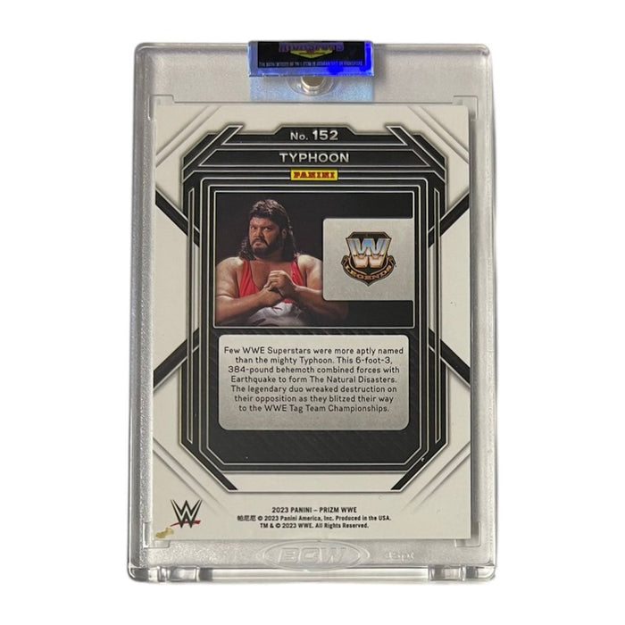 WWE - Typhoon Panini Trading Card - Autographed