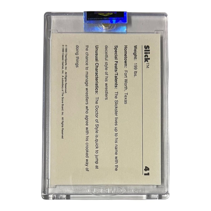 WWF Classic - Slick Trading Card - Autographed