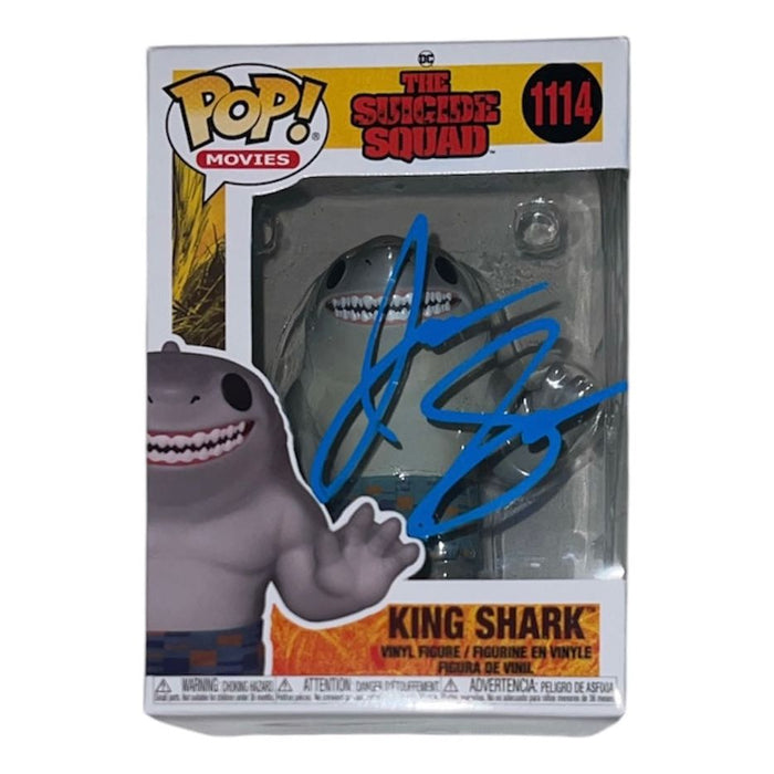 Samoa Joe - King Shark “The Suicide Squad” Funko Pop - JSA Autographed