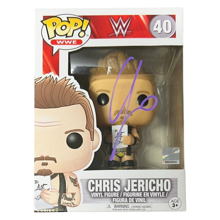 Chris Jericho Funko POP Figure - AUTOGRAPHED