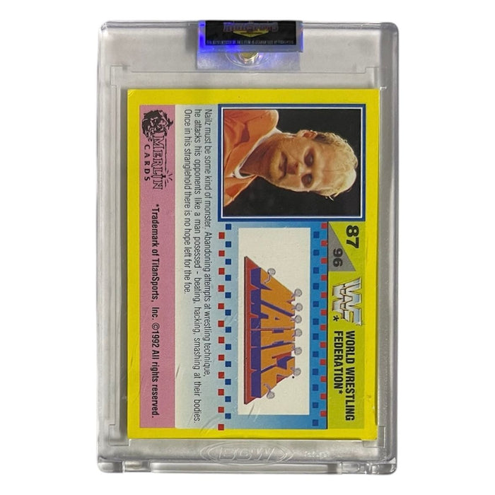 Nailz - WWF Gold Series 1992 Trading Card - Autographed