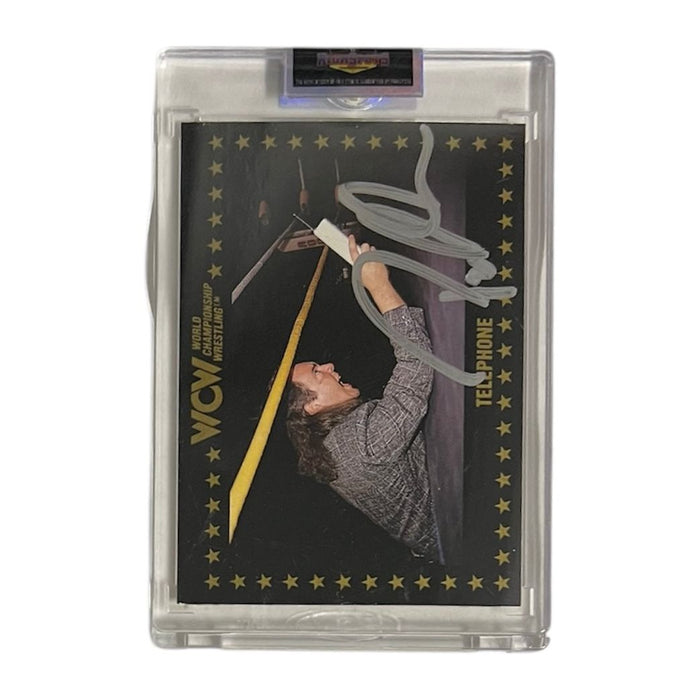 Paul E Dangerously WCW 1991 Trading Card - Autographed