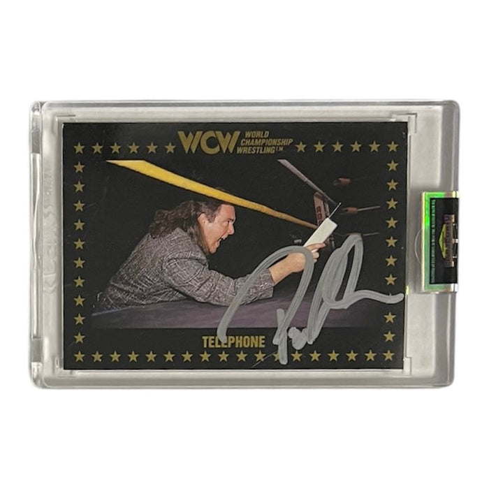 Paul E Dangerously WCW 1991 Trading Card - Autographed