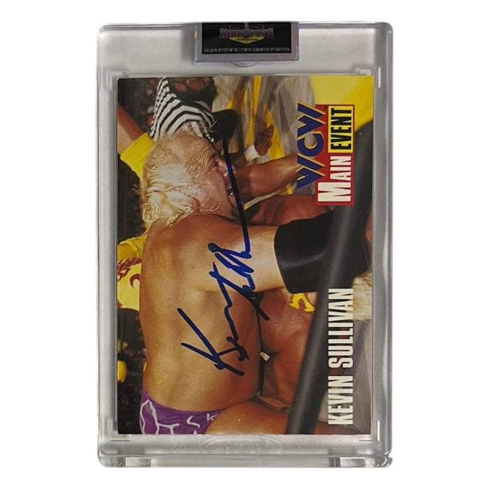 Kevin Sullivan WCW 1995 Main Event #27 Trading Card - Autographed