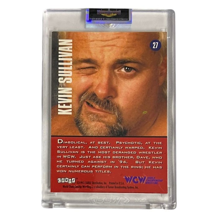 Kevin Sullivan WCW 1995 Main Event #27 Trading Card - Autographed