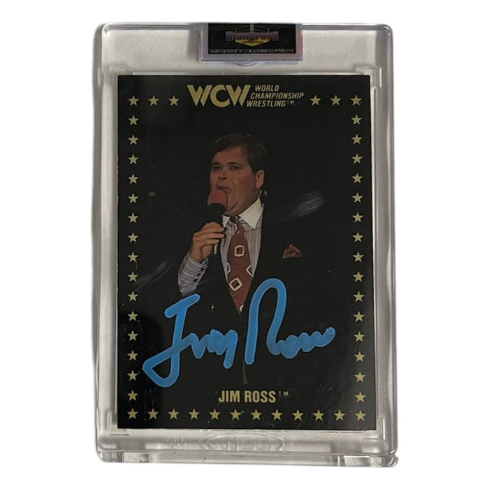 Jim Ross WCW 1991 Trading Card - Autographed