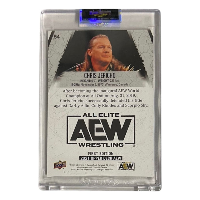 AEW - Chris Jericho Upper Deck Trading Card - Autographed