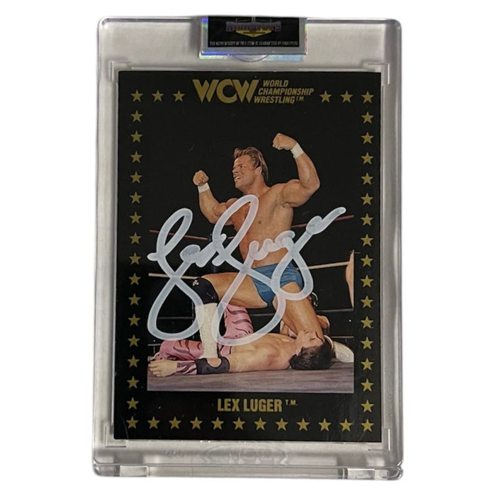 Lex Luger WCW 1991 Trading Card - Autographed