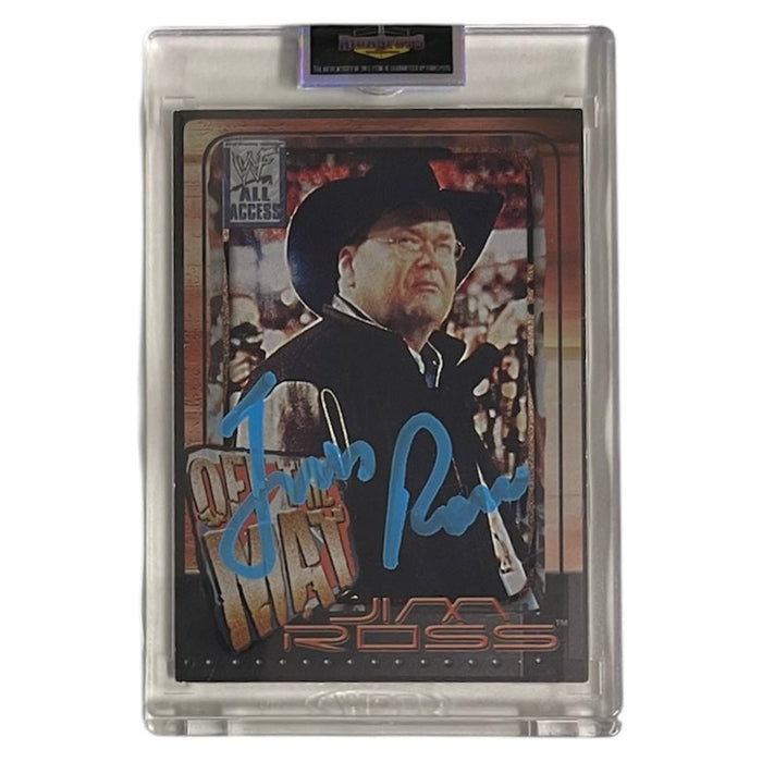 WWF - Jim Ross Trading Card - Autographed
