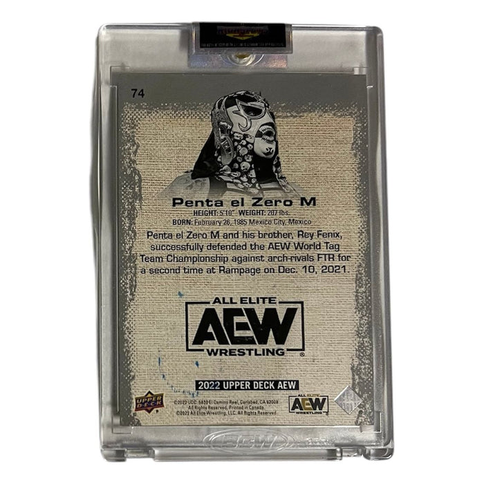 AEW - Penta El Zero M Upper Deck Trading Card - Autographed