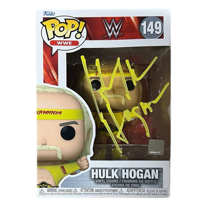 Hulk Hogan Funko POP Figure #149  - JSA Autographed