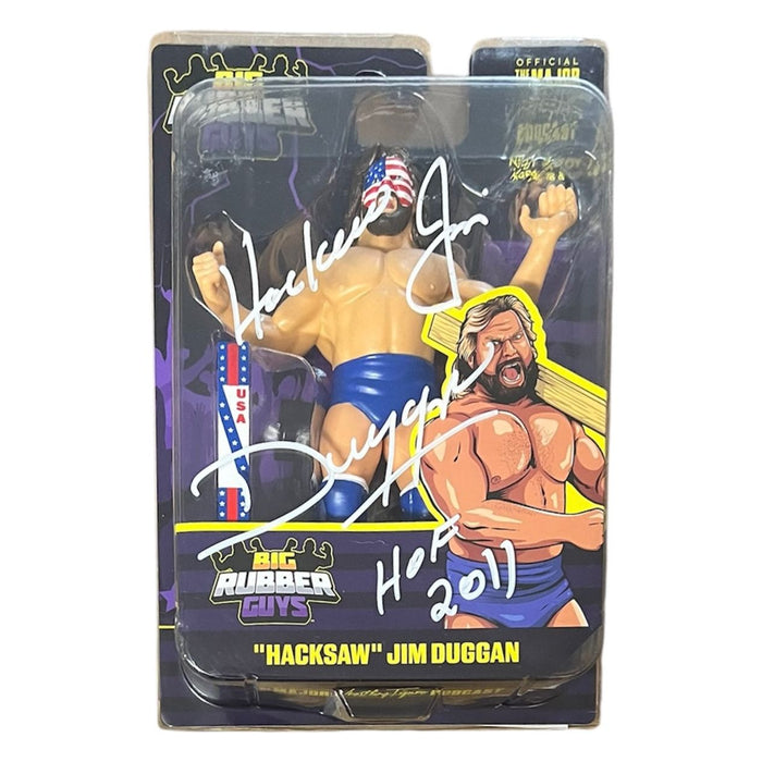 Hacksaw Jim Duggan - Big Rubber Guys - JSA Autographed