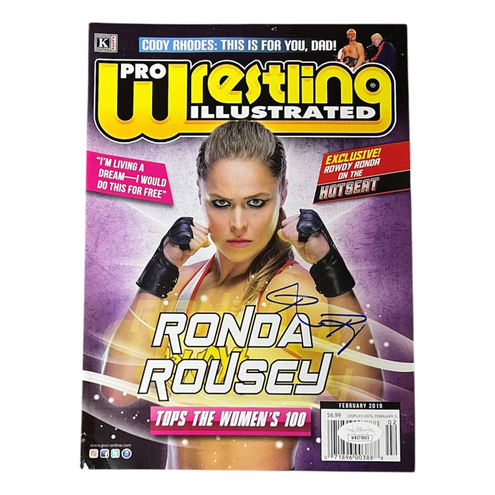 Ronda Rousey - PWI Magazine - JSA Autographed