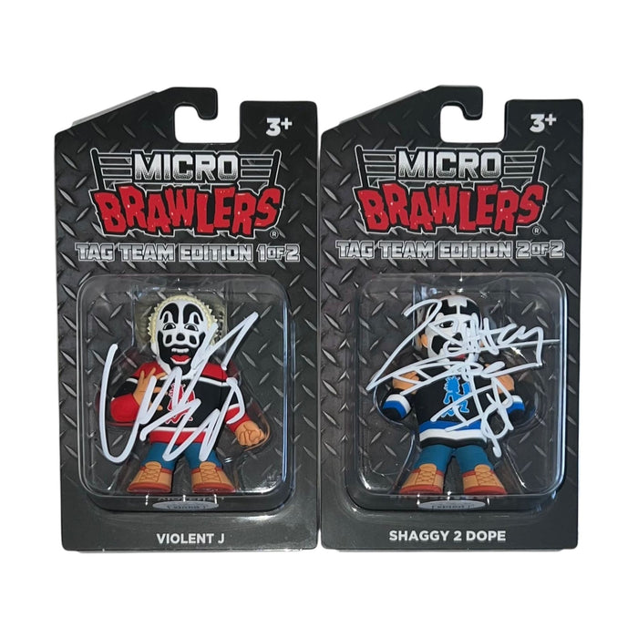 Violent J & Shaggy 2 Dope Insane Clown Posse - Micro Brawlers - JSA Autographed