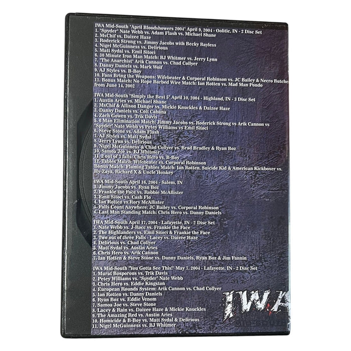 IWA Mid-South 10 Disc Set - Best of 2004 Volume 3 DVD-R