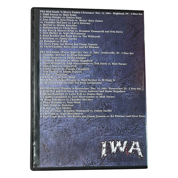IWA Mid-South 7 Disc Set - Best of 2004 Volume 9 DVD-R