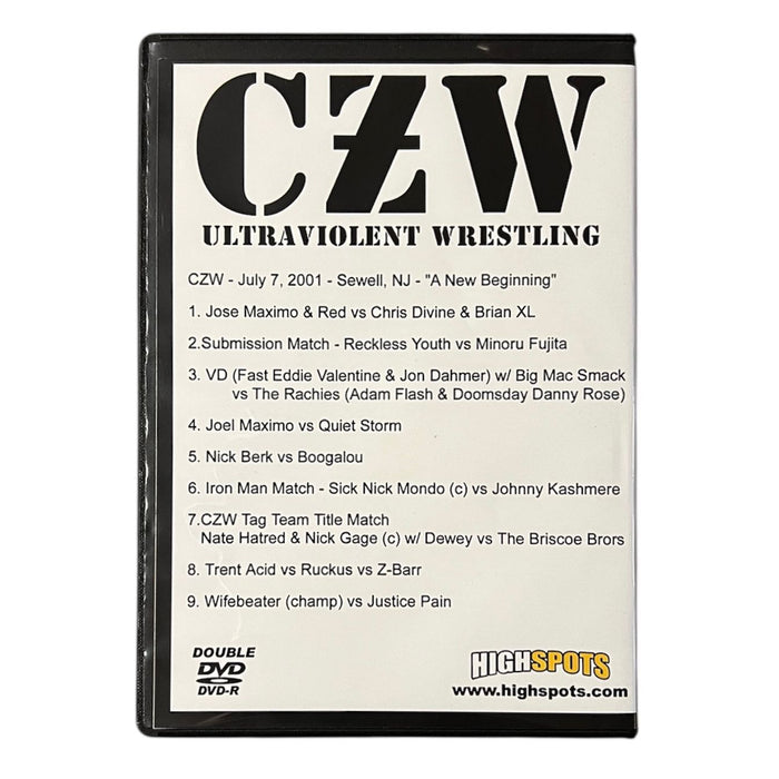 CZW - A New Beginning - DVD-R
