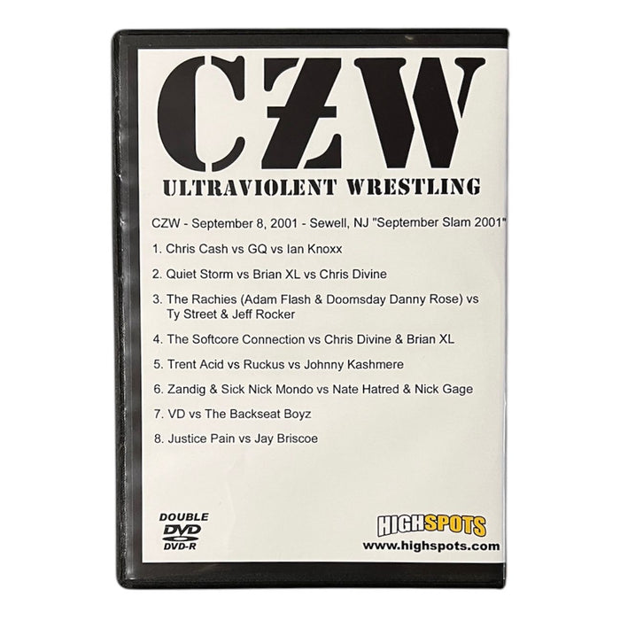 CZW - September Slam 2001 - DVD-R