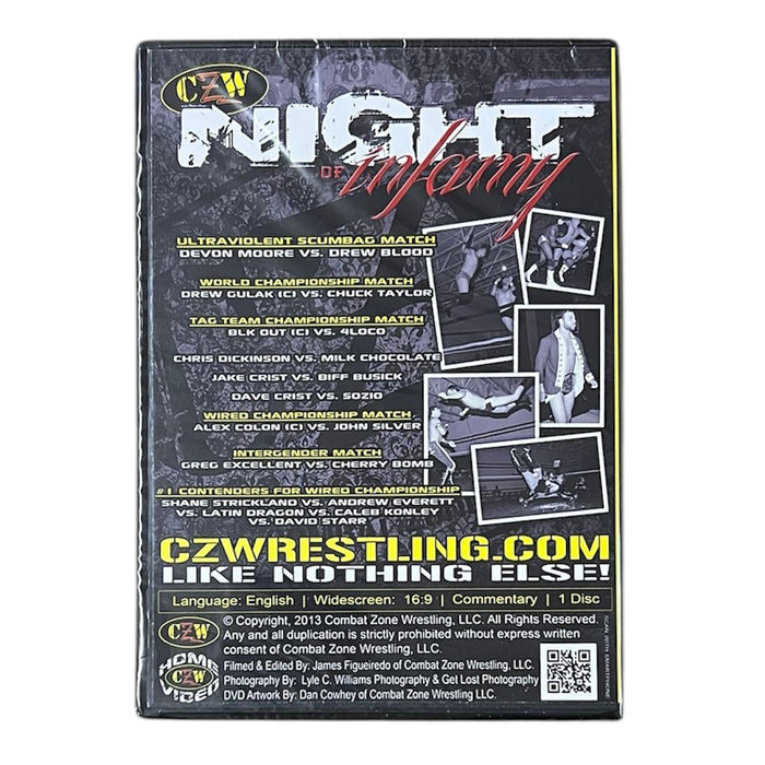 CZW - Night Of Infamy 2013 - DVD-R