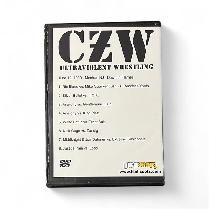 CZW - Down In Flames - DVD-R