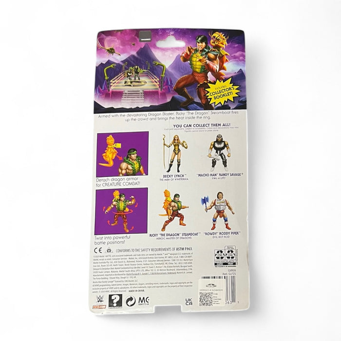 Ricky The Dragon Steamboat - Master of the Universe Figure - AUTOGRAPHED ( Damaged )