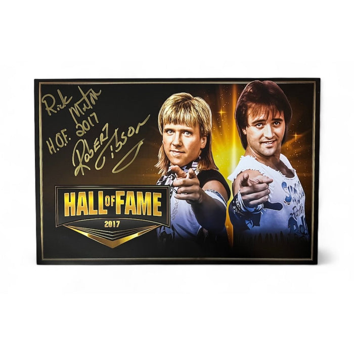 Rock 'N' Roll Express Hall of Fame 11x17 Poster - DUAL AUTOGRAPHED