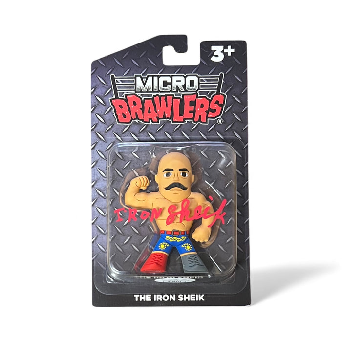 The Iron Sheik Micro Brawlers - Autographed