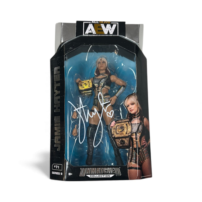 Jamie Hayter AEW Unmatched Figure - JSA Autographed