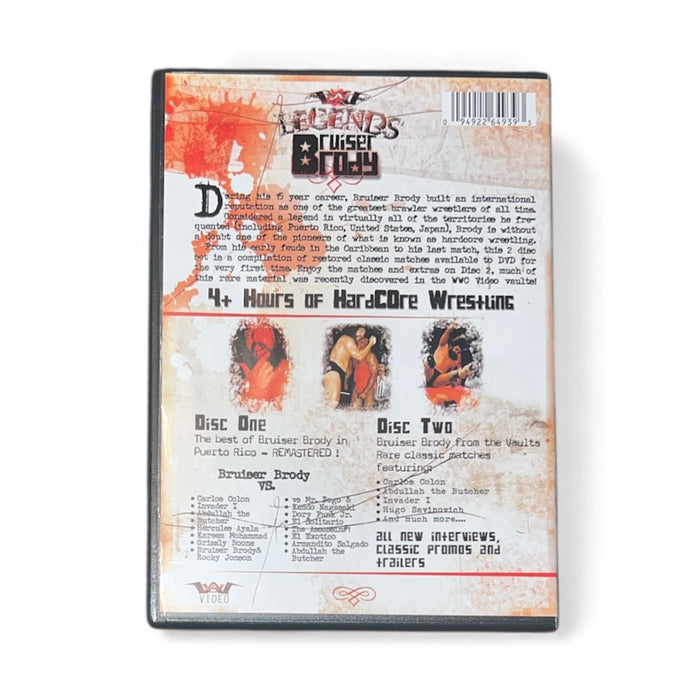 WWC Legends - Bruiser Brody - 2 Disc DVD Set